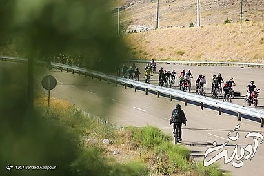 مسابقه دوچرخه سواری بانوان - تبریز